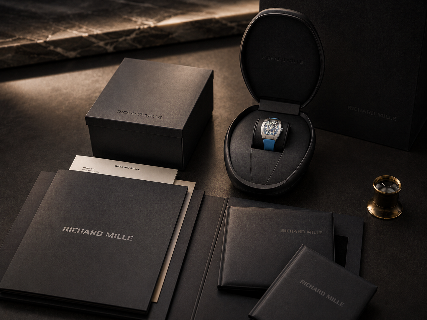 Richard Mille saat kutusu ve özel saat tedariki sunumu